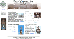 Desktop Screenshot of fraticappuccini-melilli.com