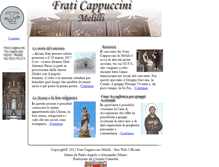 Tablet Screenshot of fraticappuccini-melilli.com